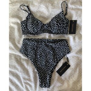 PINKCOLADA Bikini in Black Tochki